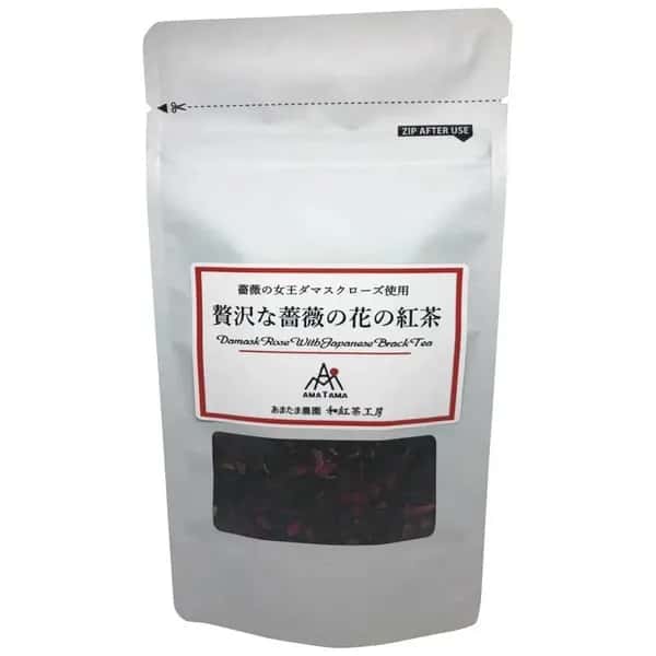  [無農薬・無化学肥料栽培] 贅沢な薔薇の花の紅茶