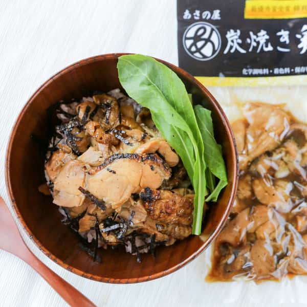 【千葉県食品コンクール 銀賞受賞商品】平飼いでストレス無く育てた錦爽鶏の炭焼き鶏丼　