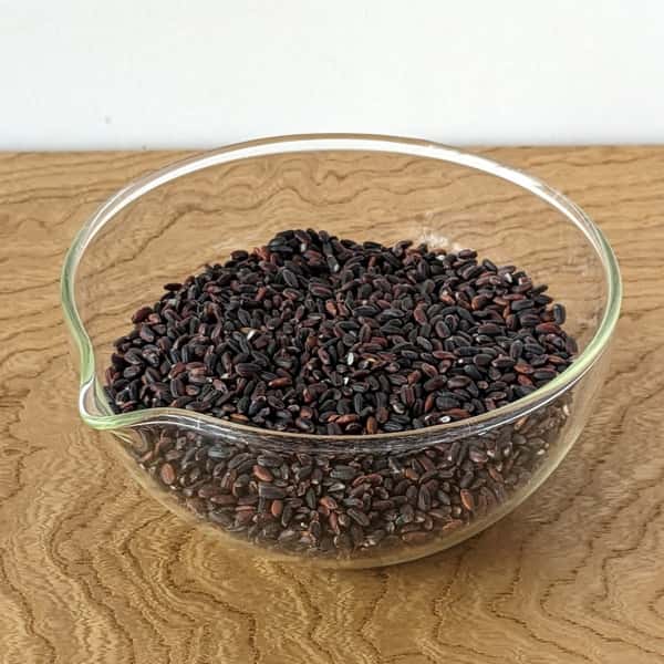 【黒米】稲架がけ天日干し/農薬・化学肥料不使用　令和７年度産