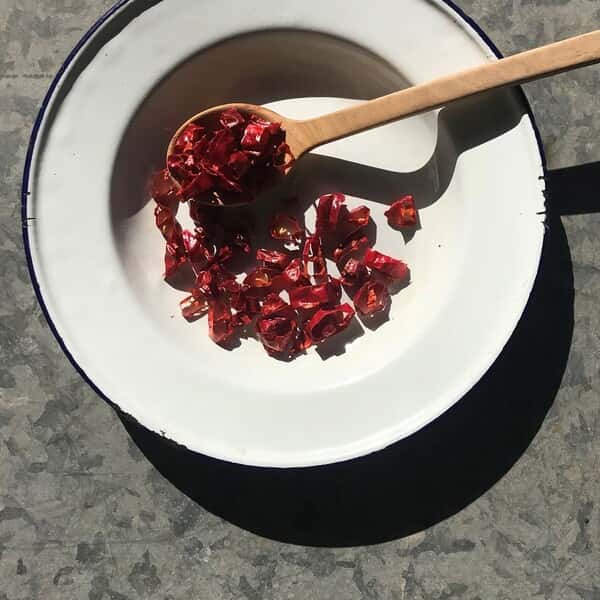 自然栽培＜乾燥赤唐辛子＞無農薬・無化学肥料で育った奥深い味わい