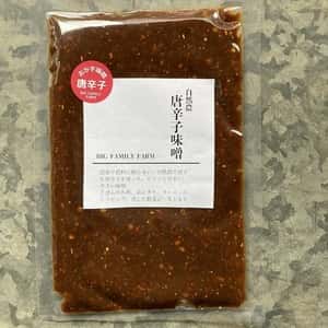 ごはんがすすむ【唐辛子味噌】自然栽培で育った青唐辛子の万能おかず味噌