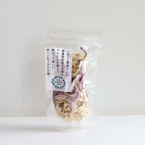 くまっこ農園さんの無農薬栽培の大根はそのまんまつまんで甘辛うま〜いおつまみ大根。