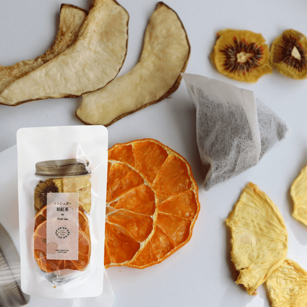 ノンシュガー和紅茶deフルーツティー[みかん・ラフランス・パイン・キウイ]　