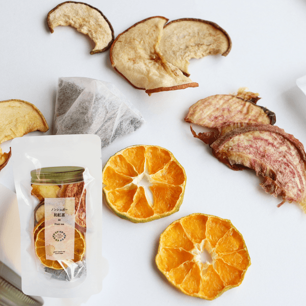ノンシュガー和紅茶deフルーツティー[桃・和梨・みかん・りんご]
