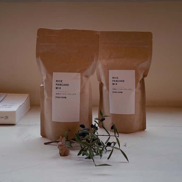 無農薬 無科学肥料　米粉のパンケーキミックス