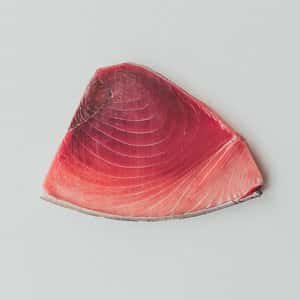 【冷凍】天然インドまぐろ<トロ・赤身> 断面刺し300g