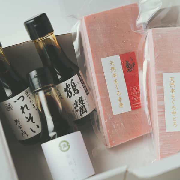 【冷凍】天然本まぐろと利き醤油セット