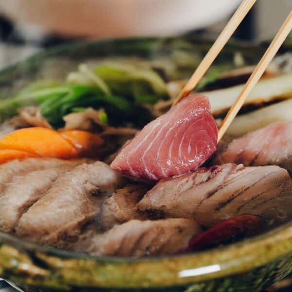 【冷凍】メバチまぐろのとろしゃぶ鍋セット（冬季限定）