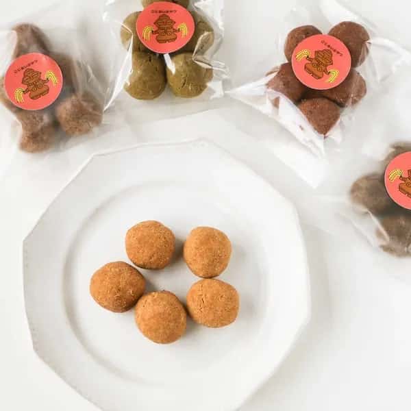 国産生玄米粉使用＜スノーボール＞全６種類