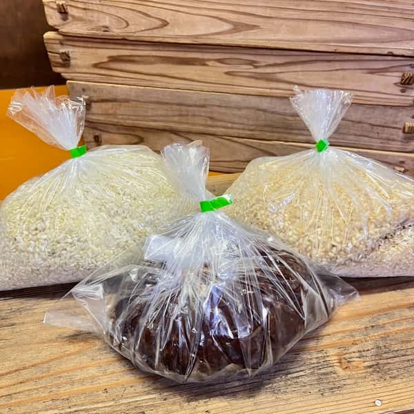 ばっちり麹生活セット！「やさしいMISO稔」「自然栽培米の甘酒麹」「自然栽培米の玄米麹」詰め合わせ