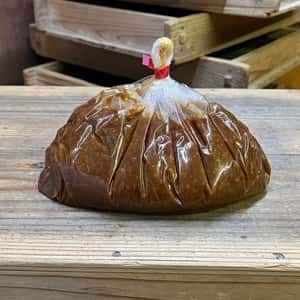 限定醸造＜やさしいMISO 稔（玄米仕立て）＞米作りから携わっている自然栽培の原材料使用