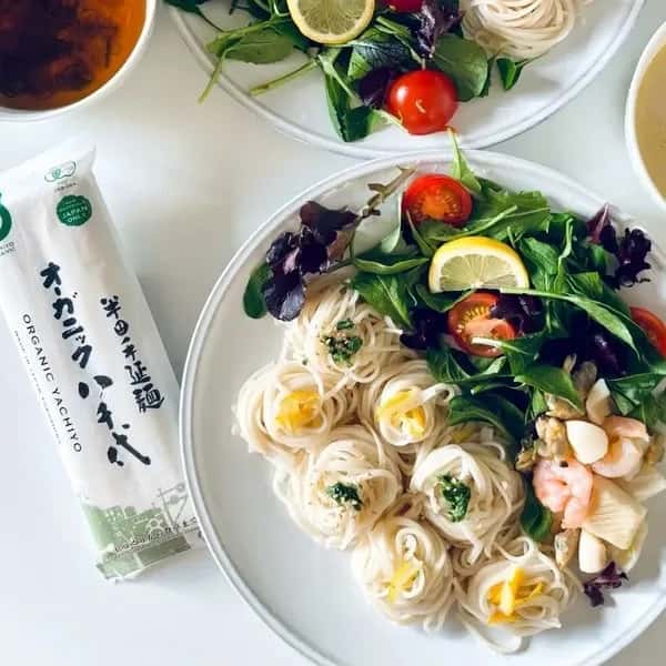 半田そうめん ＜オーガニック八千代＞国産有機小麦100％使用