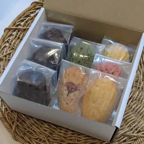 母の日ギフトセット　小麦・卵・乳製品不使用＜マドレーヌ５種類・カヌレ3種類＞素材のやさしさをぎゅっと焼き込んだおやつ