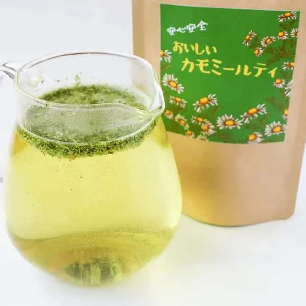 安心の宮崎県自家栽培・ 無農薬ハーブティー＜カモミール＞優しい朝摘みハーブ