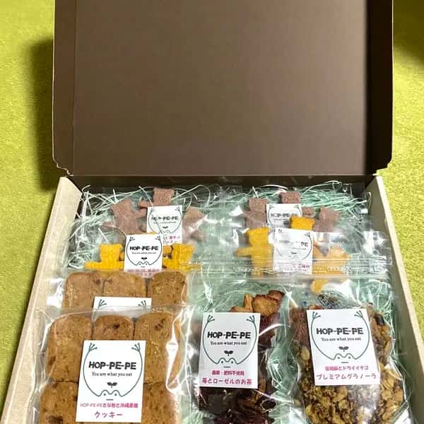 農薬・肥料不使用素材使用の焼き菓子詰め合わせギフトセット