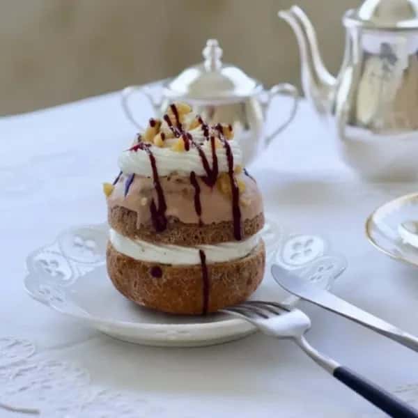 ミックスベリードーナツケーキ（菊芋入り）【完全オーガニック・グルテンフリー・低糖質】「甘いものへの依存」を至福の栄養学で書き換えるシュガーデトックススイーツ