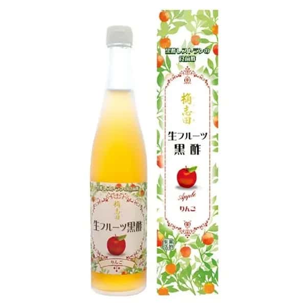 国産りんごと有機黒酢使用＜生フルーツ黒酢 りんご＞三年熟成