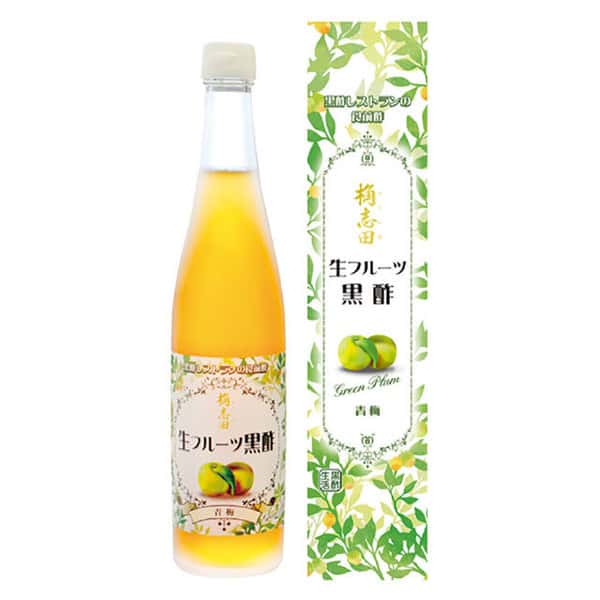 【限定販売】特別栽培青梅使用＜生フルーツ黒酢 青梅＞三年熟成