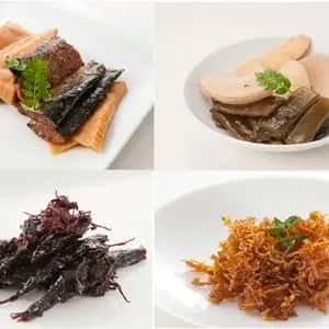 春の旬食材　佃煮そうざいセット〈にしん竹の子煮・若竹煮・ほたるいかいしる煮・山椒ちりめん〉やさしい味に仕上げた春食材の惣菜詰め合わせ4種