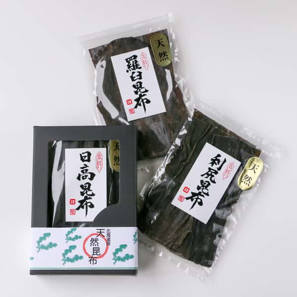 北海道産天然出し昆布詰め合わせ
