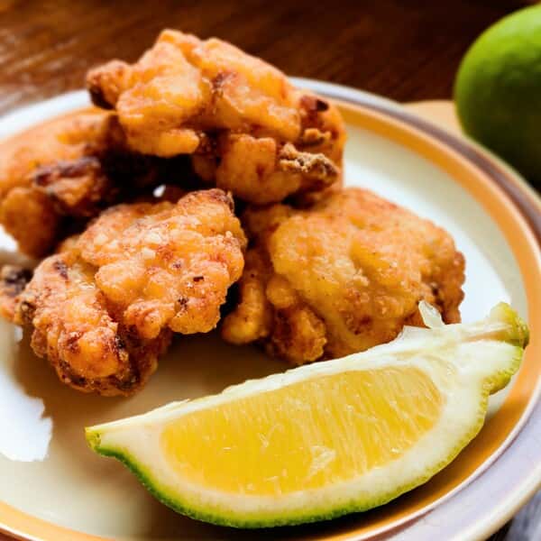 数量限定!! 高知県産四万十鶏と高知県黒潮町産グリーンレモンを使った‼ 塩グリーンレモンからあげ＜ 無添加・グルテンフリー・米油使用‼ ＞