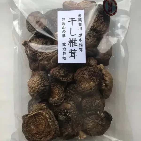 肉厚で香ばしい露地栽培＜原木干し椎茸＞出汁がよく出て煮物におすすめ！1袋たっぷり100g