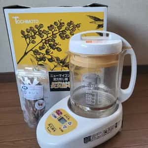 京茸特製セット＜乾燥原木霊芝スライス＆煎じ器＞京都産・健康サポートに最適な漢方スタートキット