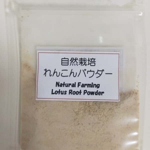 自然栽培れんこんパウダー