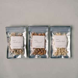 有機ナッツ3種セット・ご自宅用（素焼き・無塩）有機アーモンド・有機カシュナッツ・有機クルミ