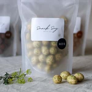 【SNACKSOY・海苔塩｜グルテンフリー】 九州産有機大豆　ホールフード　白砂糖不使用