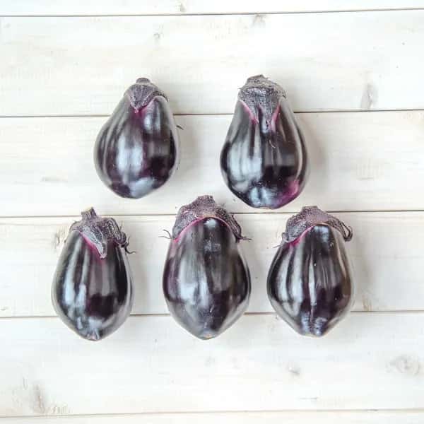 【生で食べても美味しい！】ほんのり甘〜い泉州絹皮水ナス5個セット