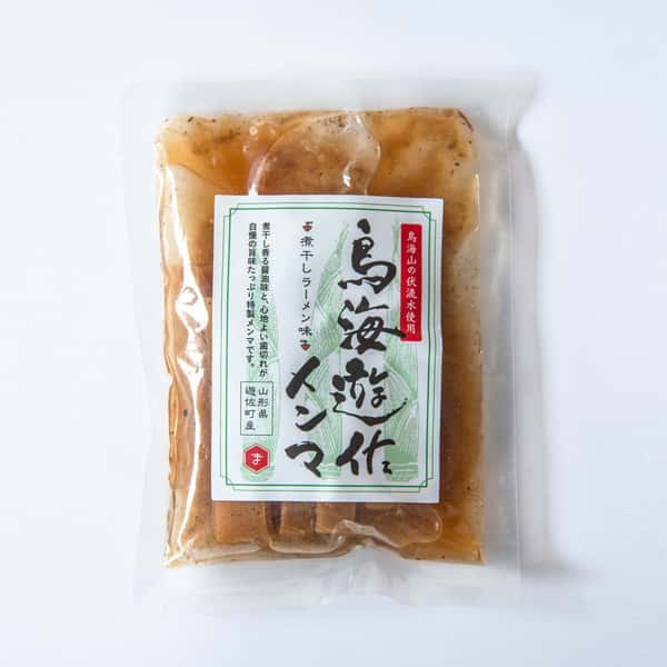 【一度食べたら止まらない】ザクザク食感×煮干しの旨味がガツン！鳥海遊佐メンマ〈煮干しラーメン味〉