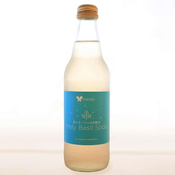 聖なるバジルの炭酸水