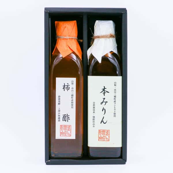 ギフトボックス入り「柿酢・本みりん」セット