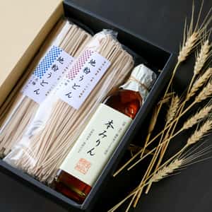 ギフトに！「地粉うどん」と「本みりん」セット