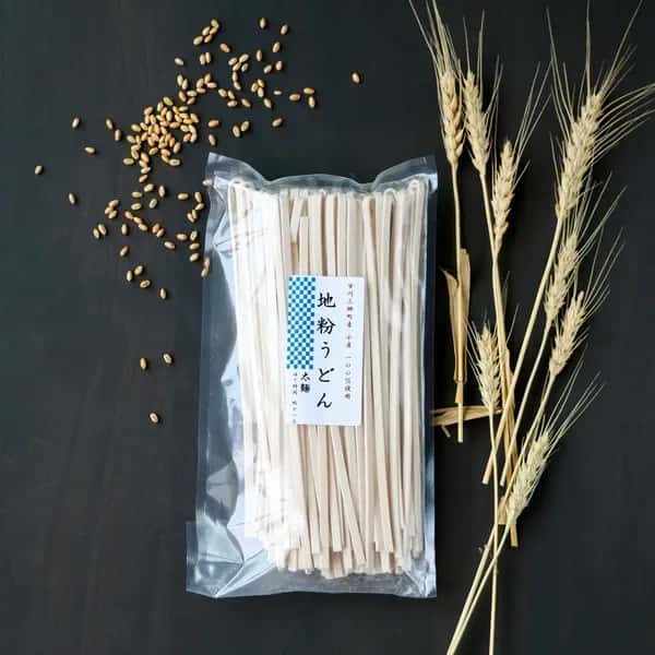 農薬・化学肥料・除草剤不使用「地粉うどん」
