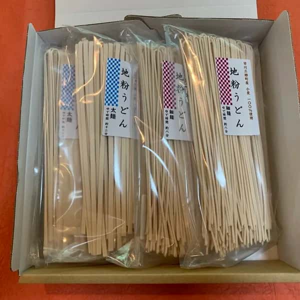 農薬・除草剤・化学肥料不使用「地粉うどんセット」【ギフト】