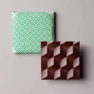 【ハーフサイズ】手作りハイカカオチョコレート/カカオときび砂糖のみ/乳化剤・保存料無添加