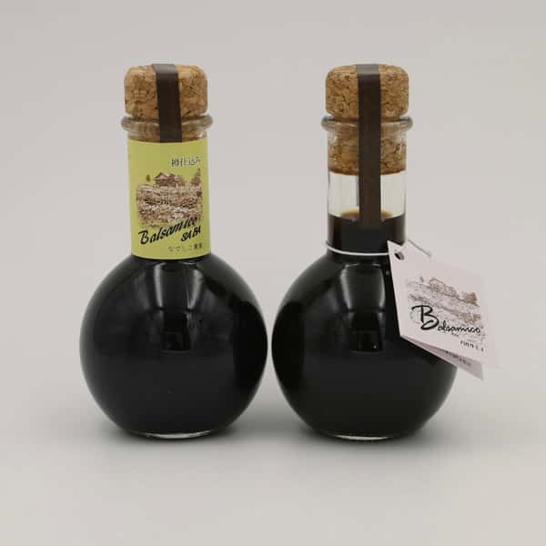 バルサミコサバ&甲州バルサミコセット　※現在世界情勢の影響でイタリア瓶が使用できません。そのため国産瓶で配送させていただきます。ご了承ください。