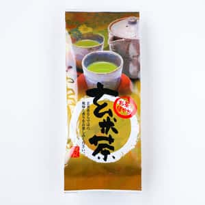 抹茶入り玄米茶　農薬不使用栽培の抹茶、緑茶と有機玄米を使用