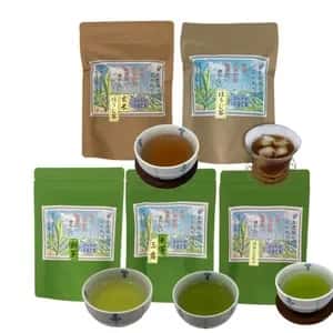 《コットン１００%》農薬・化学肥料、除草剤不使用のお茶とお茶パックの素材にもこだわりました。