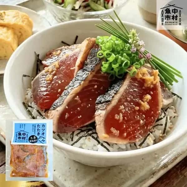 SALE！ 5/19～25限定【ギフトにも】単品│市場直送│高知県しまんと│カツオ藁焼き 生姜醤油漬け（冷凍）│原材料：カツオ、醤油、みりん、酒、生姜のみ│熨斗無料