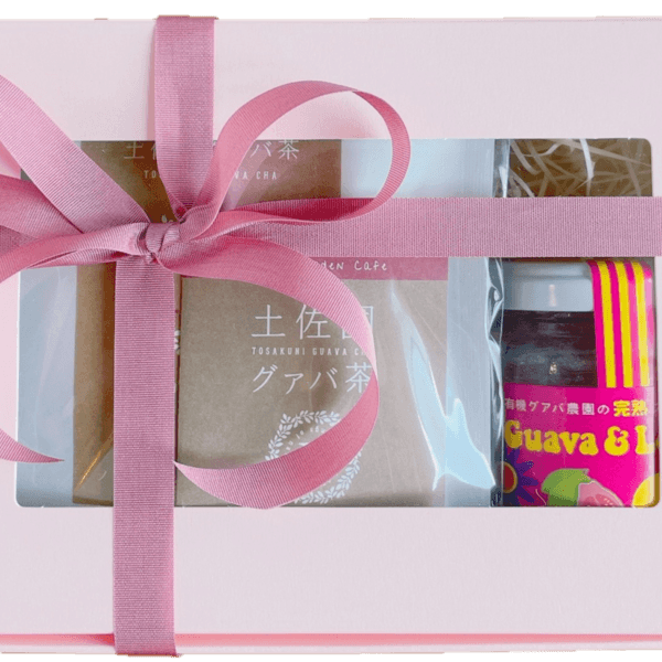 【ギフトラッピング】完熟フルーツソースとグアバ茶セット