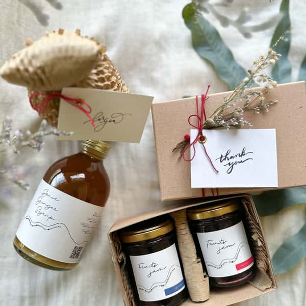 母の日【Thank you ギフト】生姜シロップ&2種のジャムセット