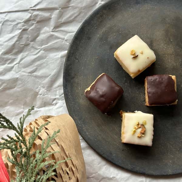 【冬チョコギフト】チョコがけ！2種のひとくちスコーンSET