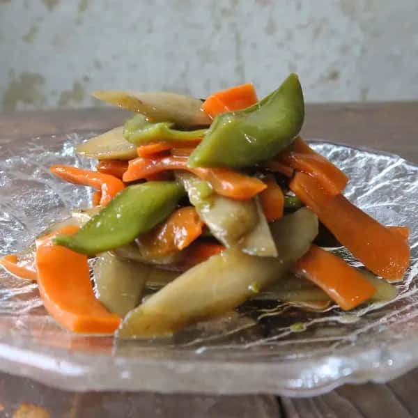 京の八百屋が作る化学調味料無添加惣菜＜季節のきんぴら＞農薬・化学肥料不使用の野菜使用