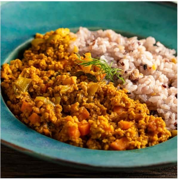 京の八百屋が作る化学調味料無添加惣菜＜大豆ミートのベジキーマカレー＞農薬・化学肥料不使用の野菜使用