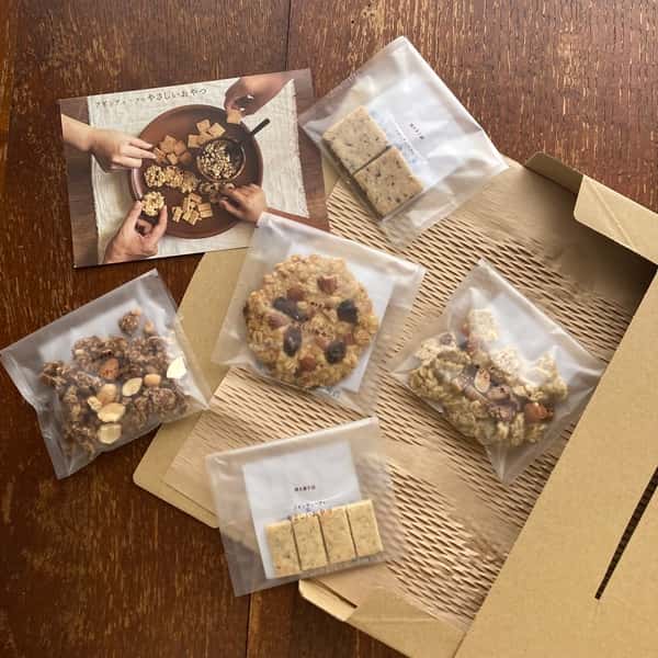 お得なセット♩【有機オートミールのグラノーラ・無農薬米粉のクッキー】100%無農薬・有機食材《甘味料不使用で甘くない》砂糖・小麦・卵・乳製品・大豆・食品添加物不使用