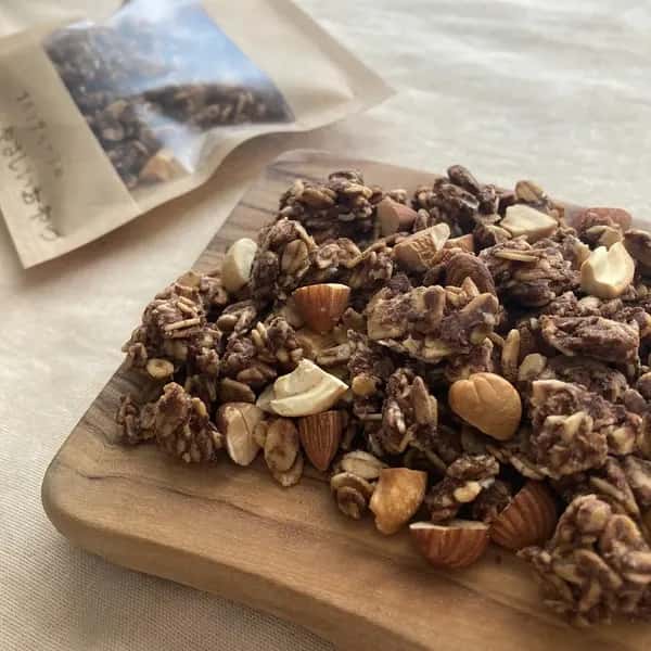 有機オートミールのグラノーラ 100%無農薬・有機食材《甘味料不使用で甘くない》砂糖・小麦・卵・乳製品・大豆・食品添加物不使用