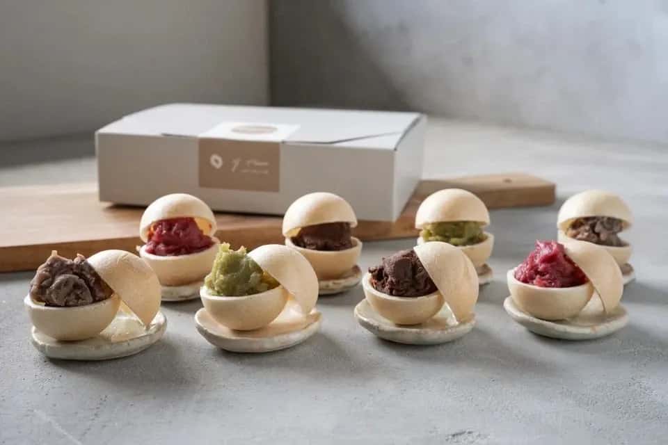 和菓子好きな人に贈る 背景